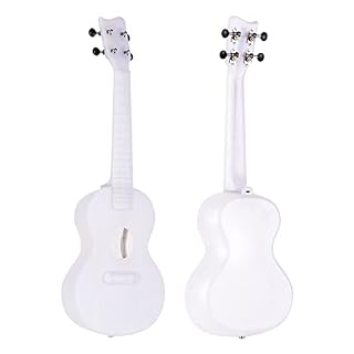 ukulélé Voyage 23 Pouces Ukulele Colorful Lighting Cordes De Carbone Intelligentes avec Câble De Chargement - Les Beatles, Paul McCartney, John Lennon, RIngo Starr, George Harrison