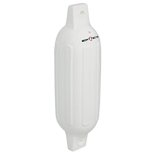 Extreme Max 3006.7273 Boattector Inflatable Fender - 4.5" X 16", White #TOP1