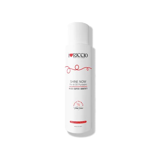 ilovericcio Shine Now mix de aceites purissimi Argan Macadamia Jojoba para el pelo rizado