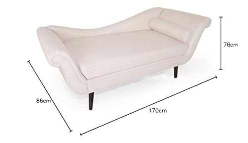 Aisha CRAfT Classic Modern Feel Chaise Lounge (Beige)