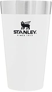 Stanley Adventure Stacking Beer Pint 0.47L Polar White - Utrzymuje zimne piwo przez 4 godziny - Kufel do piwa ze Stali Nierdzewnej - Podwójne ścianki z izolacją próżniową - Do Mycia w Zmywarce