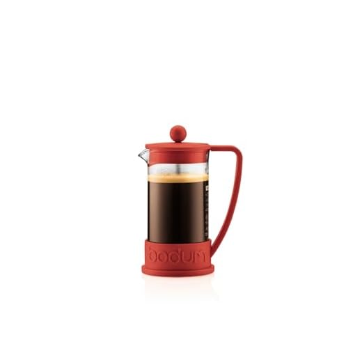 Prensa francesa Bodum Brazil, 1 litro, Warm Red