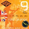 RH9 Rotosound-Roto Orange-Jeu de cordes pour guitare électrique Tirant 9-46 hybride (Lot de 2) - Les Beatles, Paul McCartney, John Lennon, RIngo Starr, George Harrison RH9 Rotosound-Roto Orange-Jeu de cordes pour guitare électrique Tirant 9-46 hybride (Lot de 2)