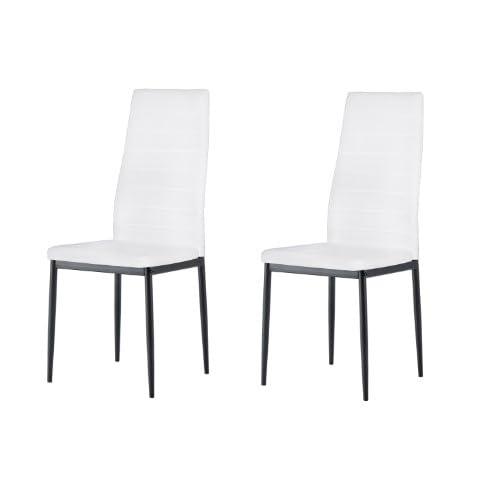 Amazon｜ダイニングチェア 2脚セット レザー 椅子 イス 食卓椅子