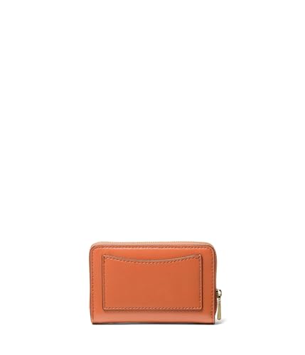 Image of MICHAEL Michael Kors Womens Jet Set Small Zip Around Card Case Orange Punch One Size One Size