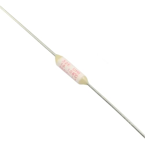 Fusible thermique 32E résout les pannes de surchauffe 108C 1A liaison axiale