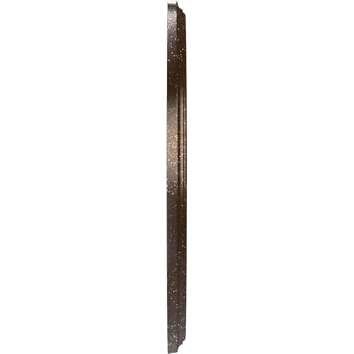 Image of Ekena Millwork CMP16BEAMB Berkshire Thermoformed PVC Ceiling Medallion (Fits Canopies up to 7 inch), 16 inchOD x 3 1 /2 inchID x 1 inchP, Textured Metallic Mystic Brown
