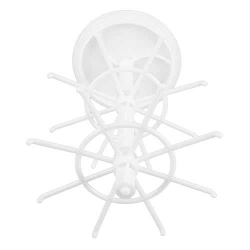 Small Jewelry Organizer with 360° Rotation – Elegant White Stand Small Jewelry Organizer with 360° Rotation – Elegant White Stand