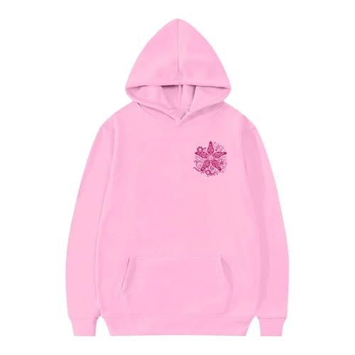 Girls Sweatshirts Size 7-8 Cute Fleece Long Sleeve Cute Hoodies For Girls Hooded Lightweight Floral Print Fall Red Hoodie Boys Pink 4 Years Back To School Clothes For Teen Girls2