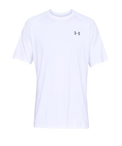 Under Armour Men's Tech 2.0 Short-Sleeve T-Shirt , White (100)/Overcast Gray, XX-Large Tall2