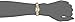 Armitron Women's 75/3901CHGPST Genuine Crystal-Accented Gold-Tone Bracelet and Watch Set
