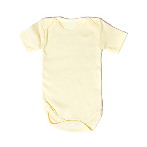 Kit com 5 Bodys Bodie Manga Curta Flaphy Menina Liso Roupas de Bebê Criança Infantil REF502 Gênero:M