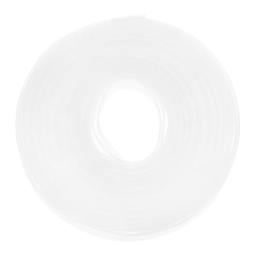 Tubo termorretráctil de 10 mm uxcell transparente de 8 m y 16 mm de ancho plano con ratio 2:1