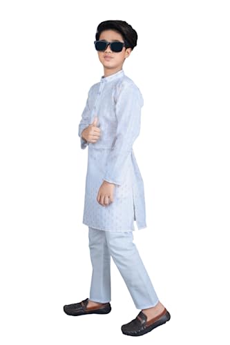 Image of Trendy and Stylish Printed Kids Kurta | Butik Designs for Fashionable Children