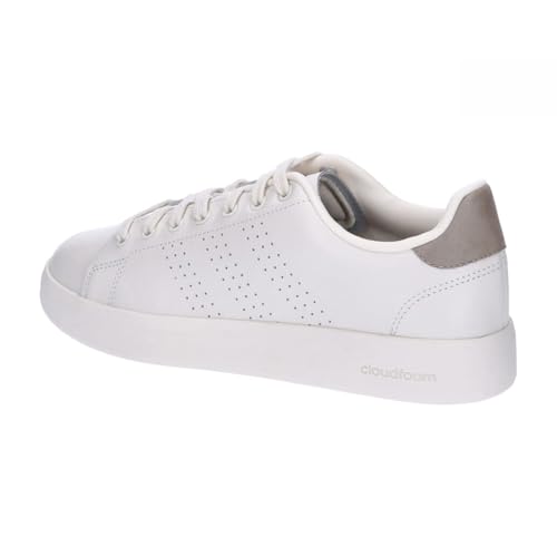 adidas Damen Advantage Premium Leather Shoes, chalk white/chalk white/champagne met, 39 1/3 EU – Ansicht 3