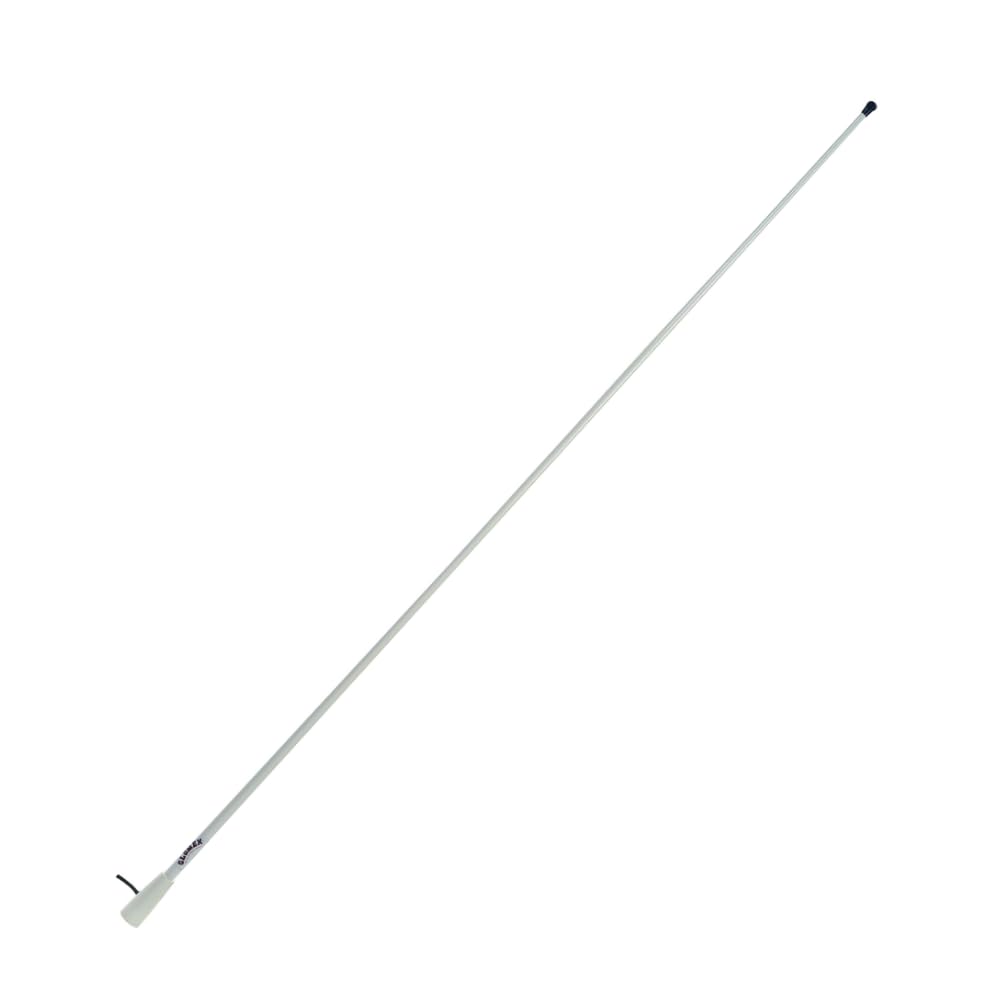 Glomex Antena VHF RA112 1,5 m 3 dB Fibra de Vidrio para Barcos a Motor