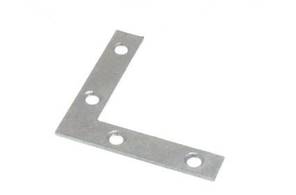 Support de renfort d'angle plat 50mm pour stopper le balancement des étagères