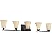 Thomas Lighting TV0022704 Treme 5-Light Bath Bar in Espresso, 7" L x 41" W x 6.8" H