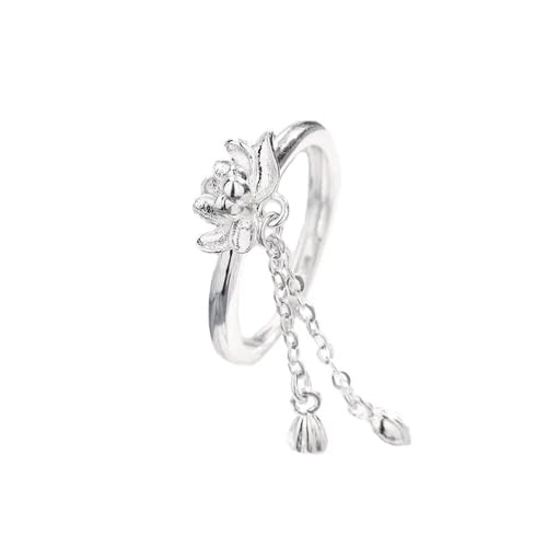 Bijou chaîne pildel rétro pour femmes, bague ajustable aux finitions soignées