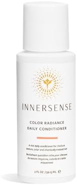INNERSENSE Organic Beauty - Natural Color Radiance Daily Conditioner | Non-Toxic, Cruelty-Free, Clean Haircare (Travel Size, 2 fl oz | 59 ml)