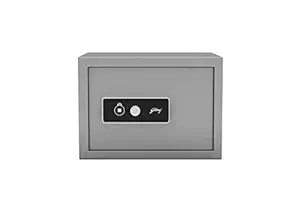 Godrej Security Solutions Forte Pro 20 litres Safe Locker for Home & Office with Mechanical Key Lock (Light Grey)