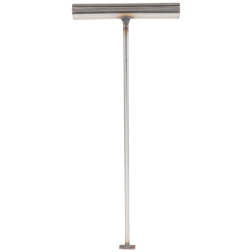 GAROZATION Heavy Duty Manhole Cover Lifting Hook 43cm Steel Lifter Tool for Sewer Access and Roll-up Door Pulling Industrial Grab Hook