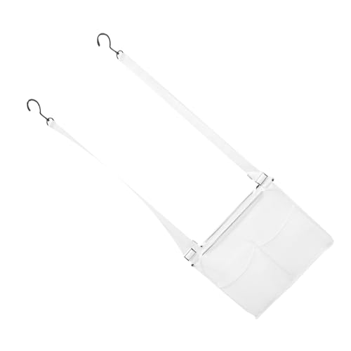 Cabilock Cesta De Almacenamiento De Juguetes Para Baño Recambios Red Blanca
