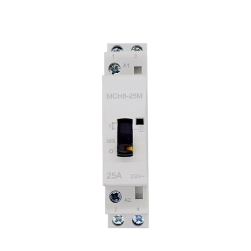 Contacteur modulaire MCH8-25M 2P 25A pour rail DIN domestique