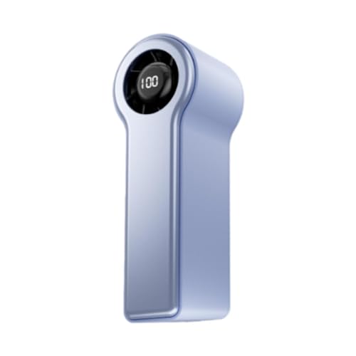 Mini ventilateur portable léger bleu pour éviter la chaleur - 2