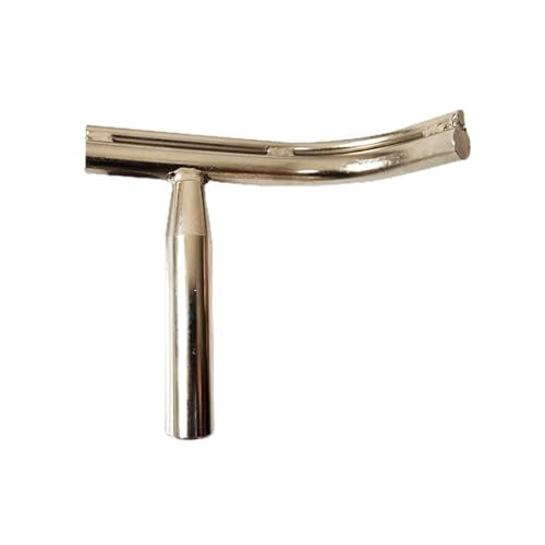 Woodturning Lathe Tool Rest, 7 in Woodturning DIY Lathe Stainless Steel Circular Curved Tool Holder Column Length 4.84 in Column Diameter 1 in, Woodworking Spindle Turner Tool, Wood Turning Tools and