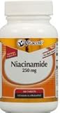 Vitacost Niacinamide (Vitamin B-3) - No Flush Niacin - 250 mg - 100 Tablets