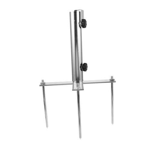 DECOMELODY Anclaje De Hierro para Sombrilla De Playa Desmontable, Soporte para Sombrilla De Exterior Portátil, para Jardín y Camping, Resistente Al Viento, Fácil Instalación