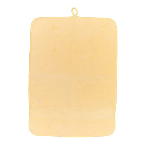 Tricot Cafè - El Conjunto para la guardería Personalizado con el Nombre de tu niña o niño | Toalla guardería | En Chenille de algodón Amarillo | Idea Práctica Regalo Cover