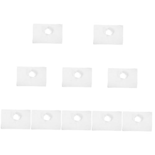 Amosfun 10pièces Housse De Massage avec Ouverture Confortable Respirant Et Pratique pour Table De Spa Et Massage Couverture Blanche Antidérapante pour Salon De Beauté