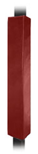 First Team FT80P Foam-Vinyl Premium Pole Pad for 6 x 8 in. Square Poles44; Maroon