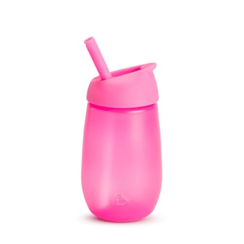 Munchkin 21399: 10Oz Simple Clean Straw Cup - Pink