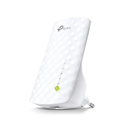 TP-Link RE200 Répéteur WiFi - Amplificateur WiFi AC 750 Mbps, 1 Port Ethernet, Augmente la portée du signal WiFi, Compatible avec toutes les box internet