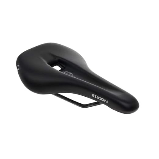 Ergon - SM Sport Ergonomic Comfort Bicycle Saddle | for All Mountain, Trail, Gravel and Bikepacking Bikes | Mens | Small/Medium | Black