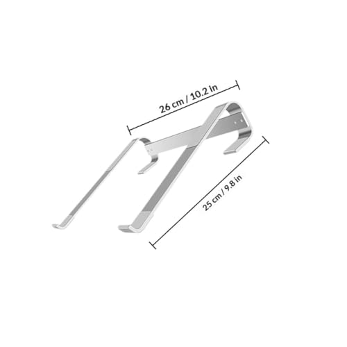 Soporte portátil para laptop de aluminio NUOBESTY plateado miniatura 2