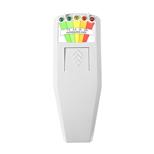 Detector EMF con 5 LED escala electromagnética gris miniatura 1