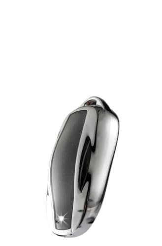 Coque de clé Tesla Model X DrPhone silicone argent pour vos trajets quotidiens