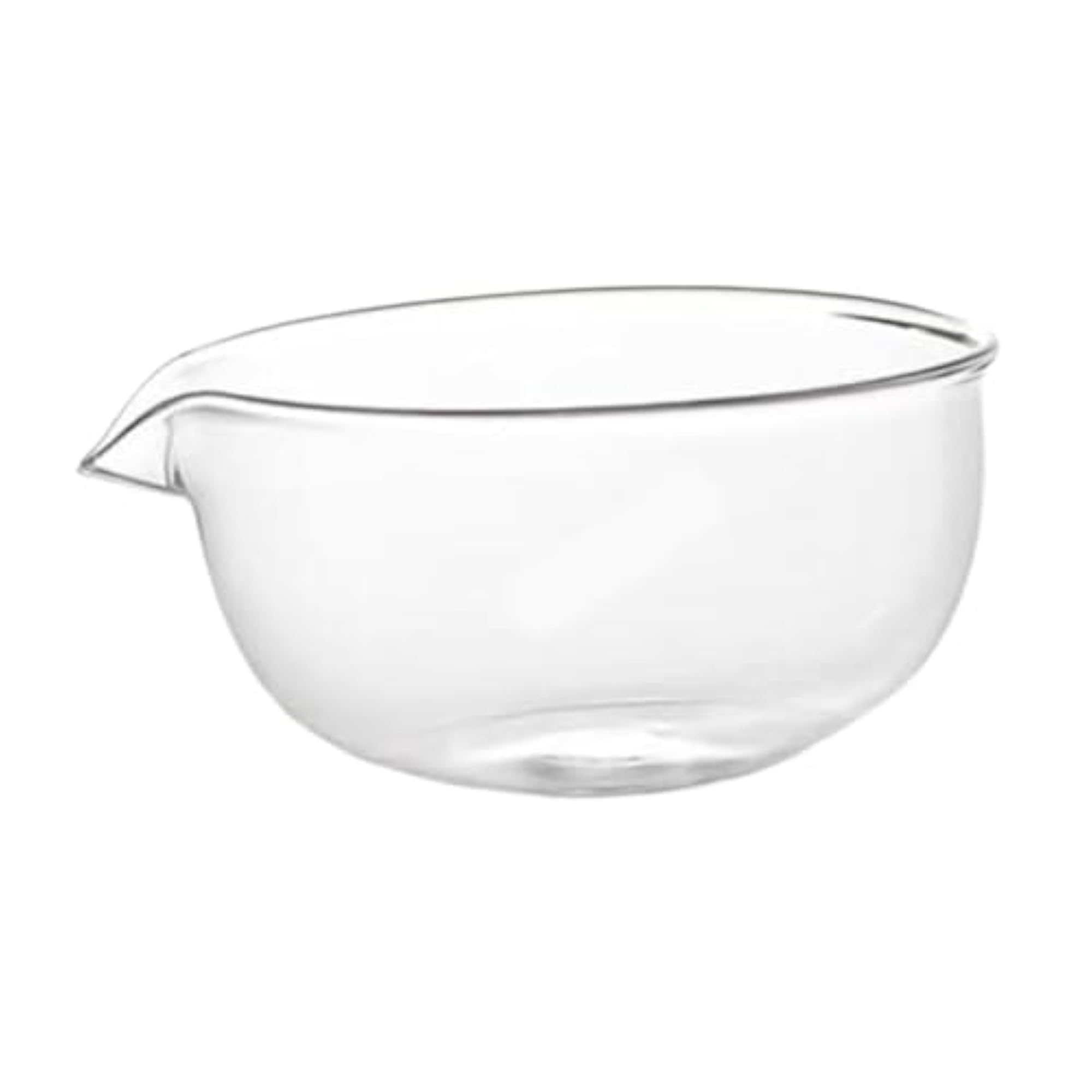 Glass Matcha Bowl with Pouring Spout, Easy Clean