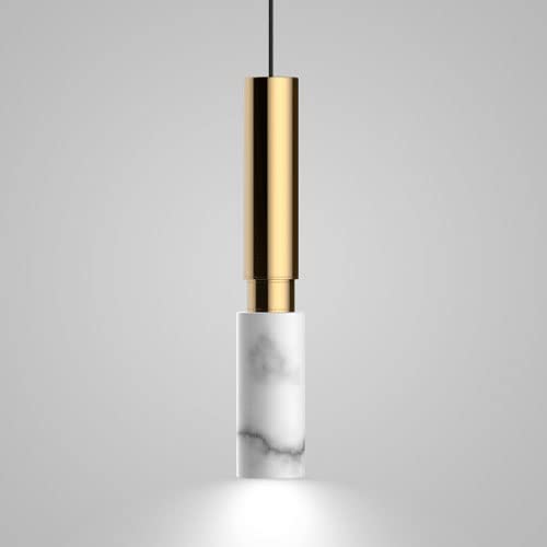 Luces colgantes de techo de tubo largo para iluminación LED de dormitorios