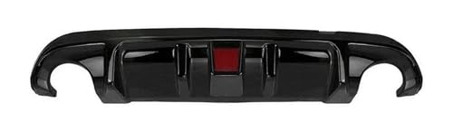 Diffuseur arrière noir brillant pour Q50 2014-2017 | Spoiler de pare-chocs