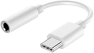 USB C to 3.5mm Headphone Jack Adapter, Type C to 3.5mm Audio Adapter Compatible with Samsung Galaxy S22 S21 S20 Ultra Note 20 Huawei P30 P20 Mate 10 Mate 20 Pro, Pixel 4 3 2 XL, OnePlusXiaomi10,Redmi