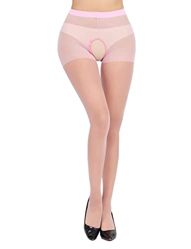 Image of High Waist Sexy Pantyhose Women's Sheer Garter Belt Stockings Suspender Tights