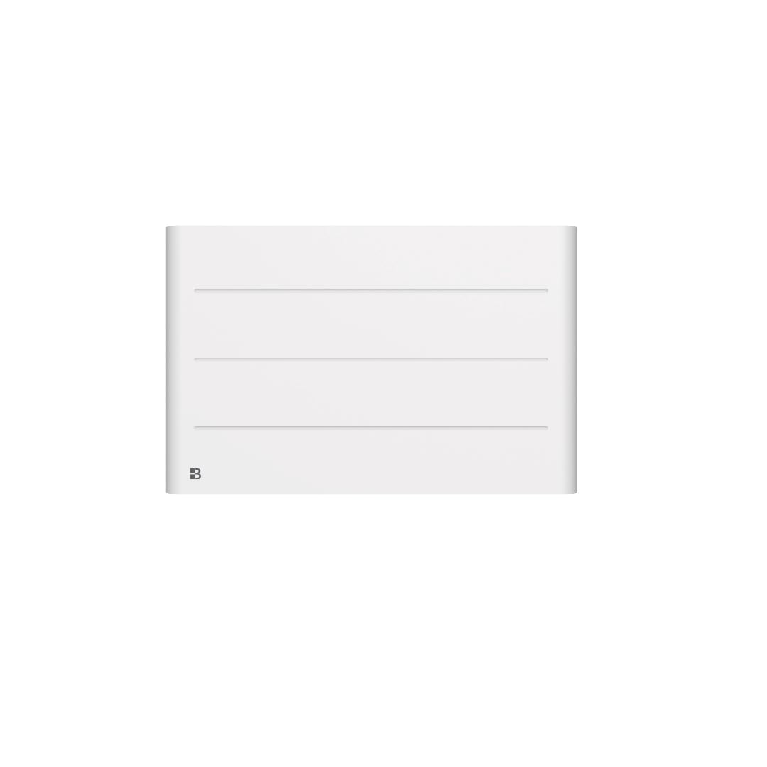 BESTHERM - Radiatore elettrico fisso a inerzia secca ceramica 1500W Bestherm TANIN orizzontale bianco