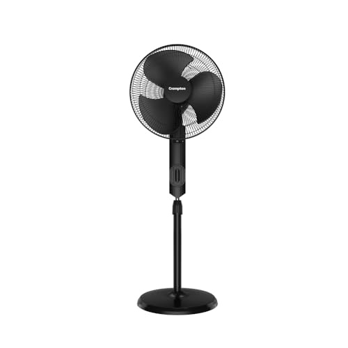 Image of Crompton HISPEED Torpedo EX 400 mm Pedestal Fan | 2100 RPM | Easy Neck Tilt Mechanism | Superior Air Delivery | Smooth Oscillation | 2 Year Warranty | Black