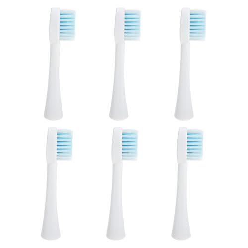DONFAMDS 6 piezas Cabezales de Cepillo Eléctrico Suaves y Duraderos Compatibles para X Q Q X- Recambio con Cerdas Redondeadas para Limpieza Profunda Oral
