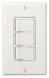 Broan 77DV Three Switch with Four Function Control for Heater/Fan/Light/Night-Light, Ivory